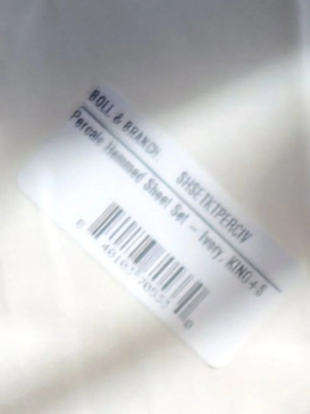 BOLL &  BRANCH Sheet/Duvet Sets (White or Ivory)